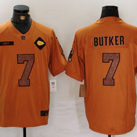Men's Kansas City Chiefs Harrison Butker #7 Brown 2023 Salute To Service Limited Jersey1