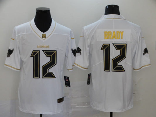 Men's Tampa Bay Buccaneers #12 Tom Brady White Game Player Jersey1