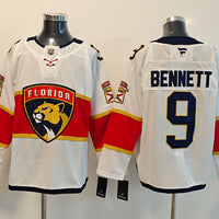 Men's Florida Panthers Sam Bennett #9 Fanatics White Game Jersey