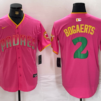 Men's San Diego Padres Xander Bogaerts #2 Pink Replica Player Jersey1