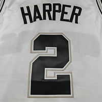 Men's San Antonio Spurs Dylan Harper #2 White Swingman Jersey - Association Edition