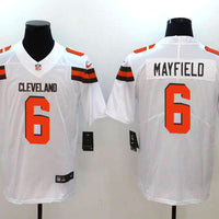 Men's Cleveland Browns Baker Mayfield #6 White Game Player Jersey1