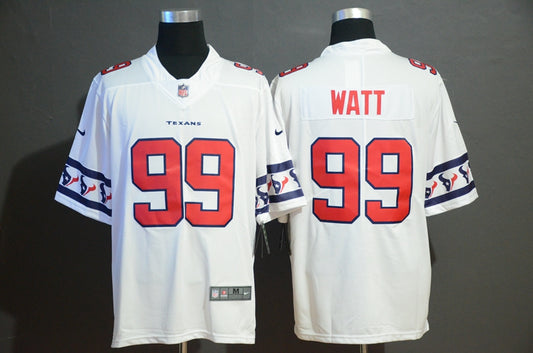 Men's Houston Texans J.J. Watt #99 White Authentic Game Jersey1