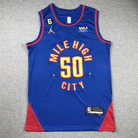 Men's Denver Nuggets Aaron Gordon #50 Blue 2022/23 Swingman Jersey1 - Statement Edition