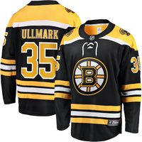 Men's Boston Bruins Linus Ullmark #35 Black Replica Player Jersey1