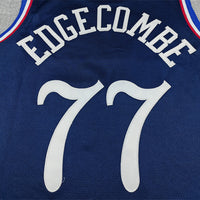 Men's Philadelphia 76ers VJ Edgecombe #77 Navy 2025/26 Swingman Jersey - City Edition