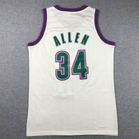 Men's Milwaukee Bucks Giannis Antetokounmpo #34 Cream Chainstitch Swingman Jersey1