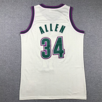 Men's Milwaukee Bucks Giannis Antetokounmpo #34 Cream Chainstitch Swingman Jersey1