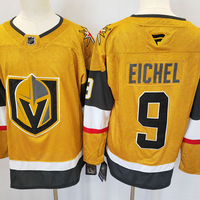 Men's Vegas Golden Knights Jack Eichel #9 Gold Home Breakaway Player Jersey1