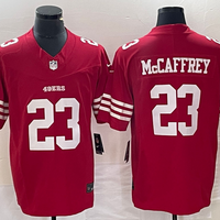 Men's San Francisco 49ers Christian McCaffrey #23 Red Game Jersey1