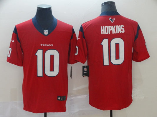 Men's Houston Texans DeAndre Hopkins #10 Red Game Jersey1