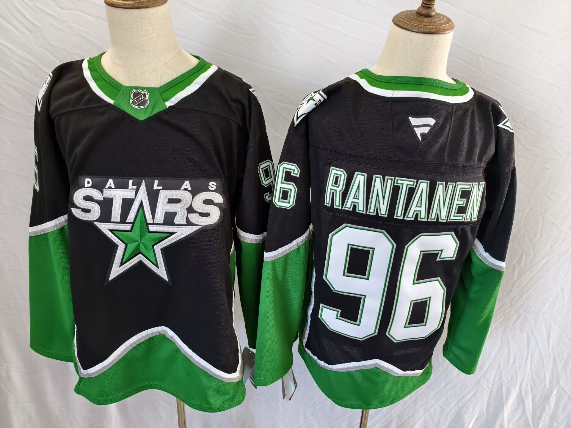 Men's Dallas Stars Mikko Rantanen #96 Black Premium Player Jersey