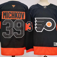 Men's Philadelphia Flyers Matvei Michkov #39 Black Player Jersey1