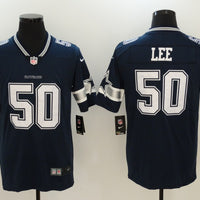 Men's Dallas Cowboys Sean Lee #50 Navy Game Player Jersey1