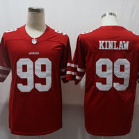 Men's San Francisco 49ers Javon Kinlaw #99 Red Game Jersey1