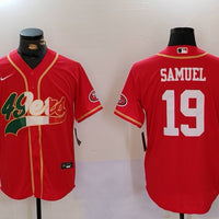 Men's San Francisco 49ers Deebo Samuel #19 Scarlet Game Jersey1