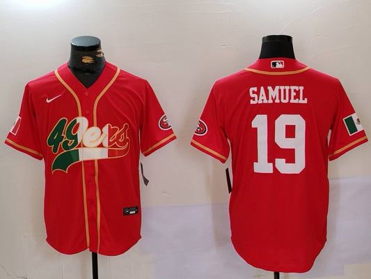 Men's San Francisco 49ers Deebo Samuel #19 Scarlet Game Jersey1