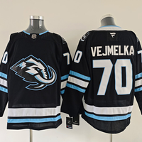 Men's Utah Mammoth Karel Vejmelka #70 Fanatics Black Player Game Jersey