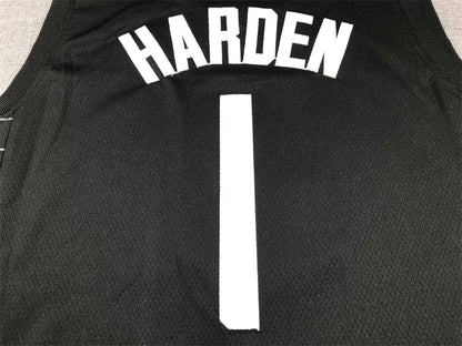 Men's LA Clippers James Harden #1 Black Swingman Player Jersey1
