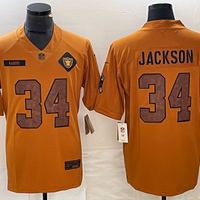 Men's Las Vegas Raiders Bo Jackson #34 Brown 2023 Salute To Service Retired Player Limited Jersey1