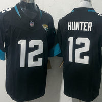Men's Jacksonville Jaguars Travis Hunter #12 Black Alternate Game Jersey