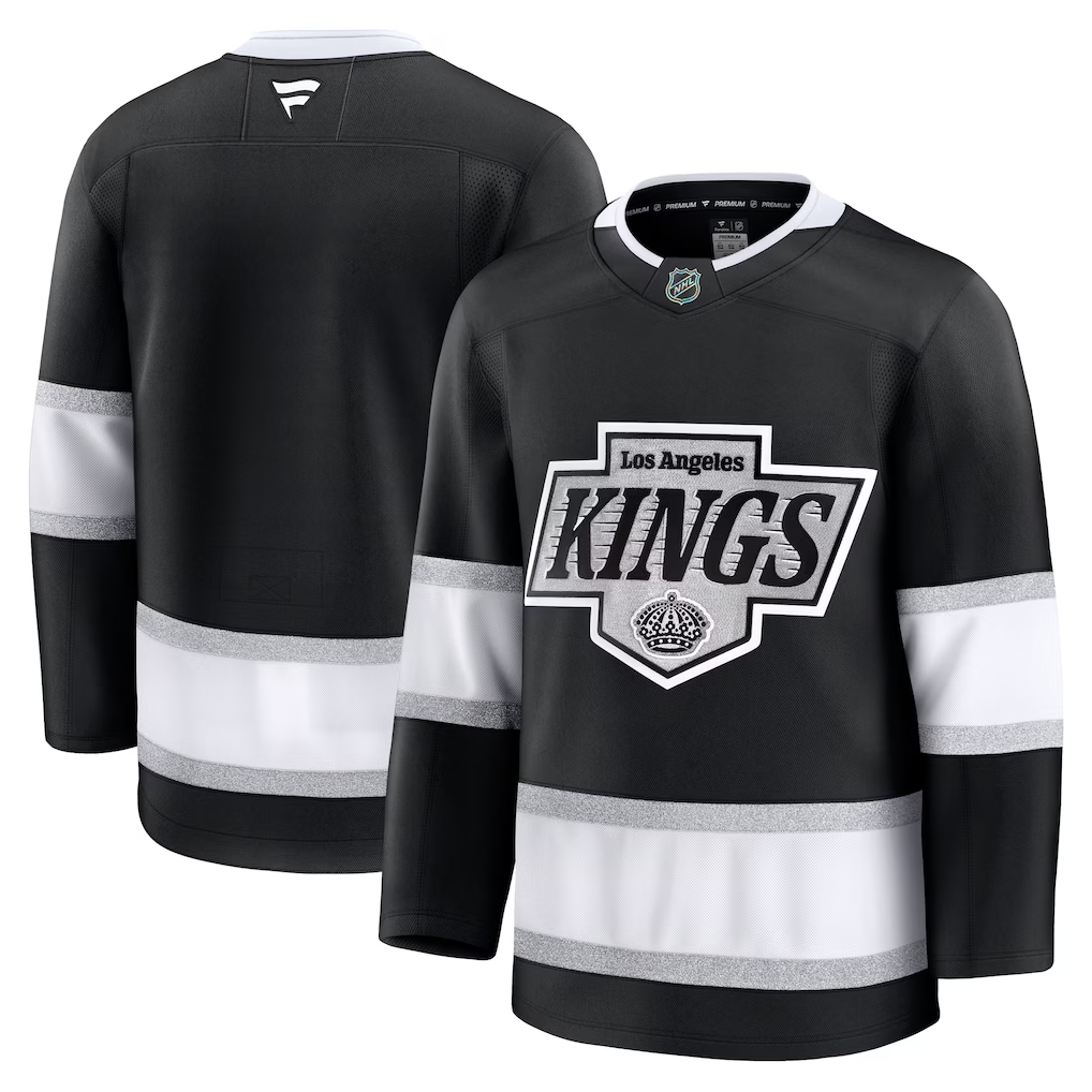 Men's Los Angeles Kings Fanatics Black Home Premium Blank Jersey