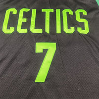 Men's Boston Celtics Jaylen Brown #7 Black 2024/25 Swingman Player Jersey1 - City Edition