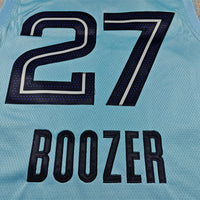 Men's Memphis Grizzlies Cameron Boozer #27 Light Blue Swingman Jersey - Statement Edition
