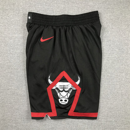 Men's Chicago Bulls Black 2023/24 Swingman City Edition Shorts1