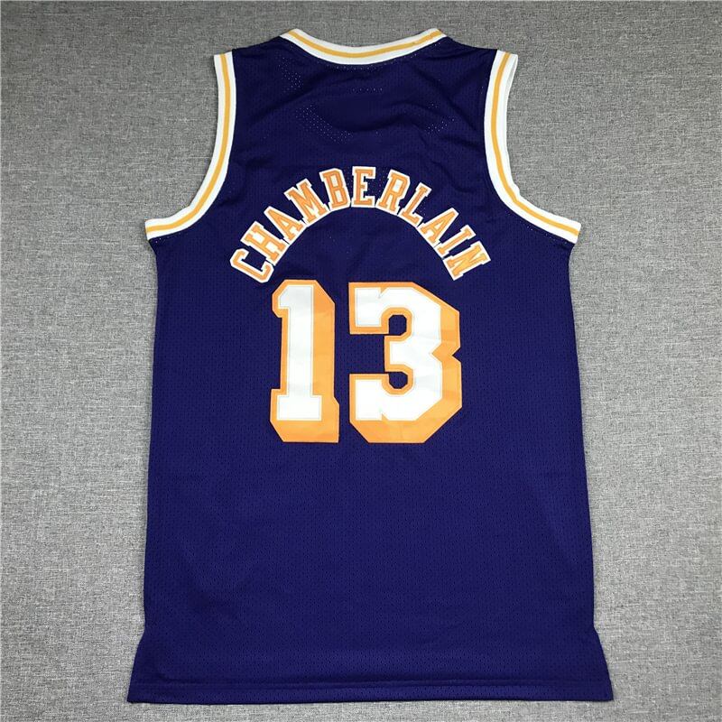 Wilt Chamberlain #13 Los Angeles Lakers Retro Purple Swingman Jersey