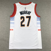 Men's Denver Nuggets Jamal Murray #27 Silver 2022/23 Swingman Jersey1 - City Edition