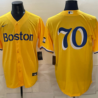 Men's Boston Red Sox Bryan Tolle #70 Gold City Connect Limited Jersey