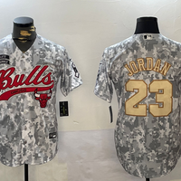 Men's Chicago Bulls Michael Jordan #23 Arctic Camo 2024 Salute to Service Limited Player Jersey