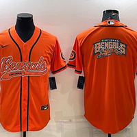 Men's Cincinnati Bengals Orange Fashion Jersey1