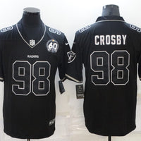 Men's Las Vegas Raiders Maxx Crosby #98 Black Alternate Game Jersey1