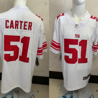 Men's New York Giants Abdul Carter #51 White Game Player Jersey