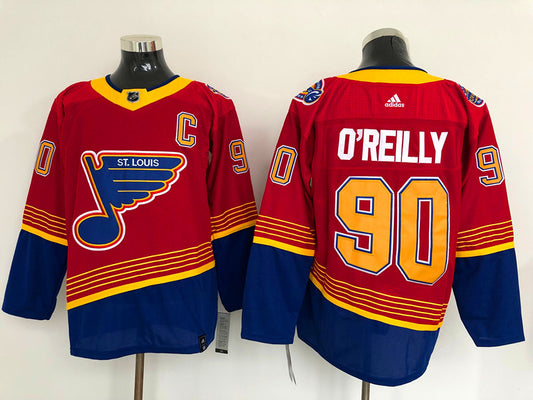 Men's St. Louis Blues Ryan O'Reilly #90 Red Breakaway Player Jersey1