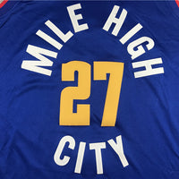 Men's Denver Nuggets Jamal Murray Blue 2020/21 Swingman Player Jersey1