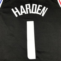 Men's LA Clippers James Harden #1 Black 2022/23 Swingman Jersey1 - City Edition