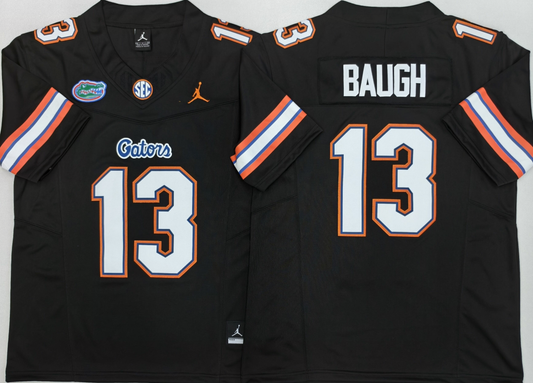 Men's Florida Gators Jadan Baugh #13 Black Player Jersey
