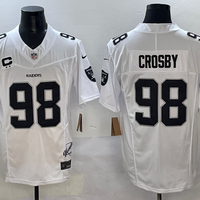 Men's Las Vegas Raiders Maxx Crosby #98 White Player Jersey
