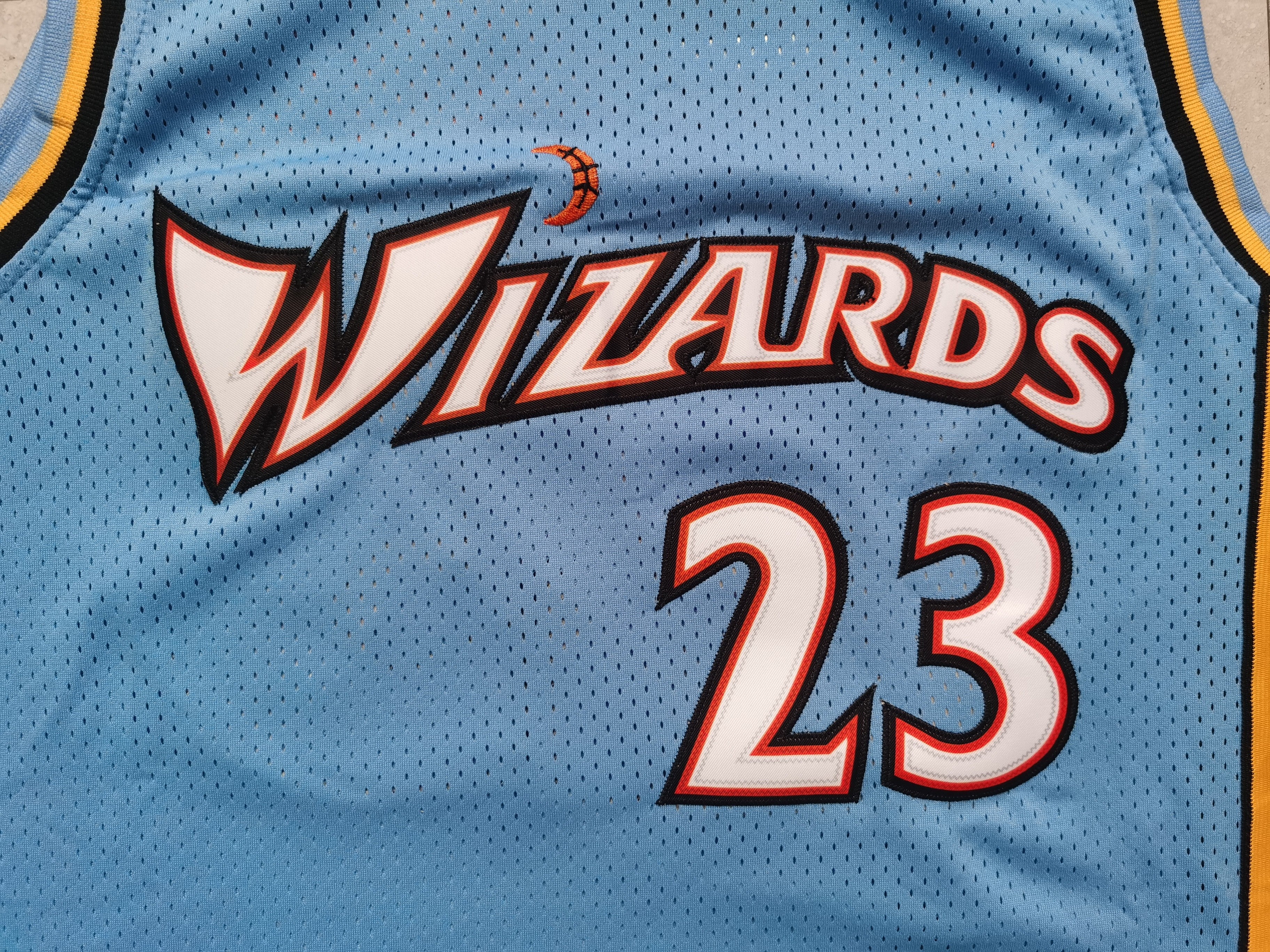 Men's Washington Wizards Michael Jordan Blue Swingman Player Jersey1