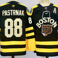 Men's Boston Bruins David Pastrnak #88 Fanatics Black Player Game Jersey
