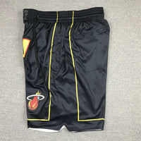 Men's Miami Heat City Edition Black Basketball Shorts1