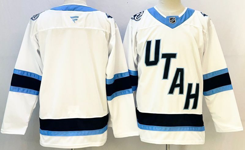 Men's Utah Mammoth Fanatics White Blank Player Game Jersey