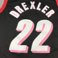 Men's Portland Trail Blazers Clyde Drexler #22 Black 1991-92 Hardwood Classics Swingman Jersey1