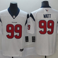 Men's Houston Texans J.J. Watt #99 White Game Player Jersey1