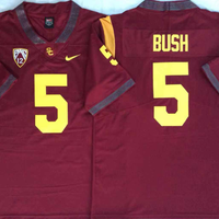 Men's USC Trojans Reggie Bush #5 Cardinal Player Game Jersey