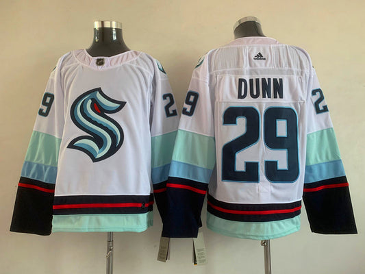 Men's Seattle Kraken Vince Dunn #29 White Home Breakaway Player Jersey1
