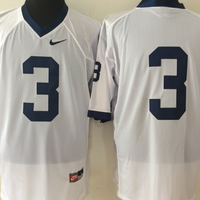 Men's Penn State Nittany Lions N/a #3 White Team Game Jersey